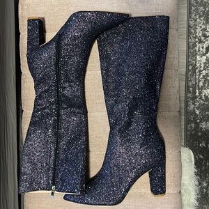 Women's High Heel Boots with Side Zipper